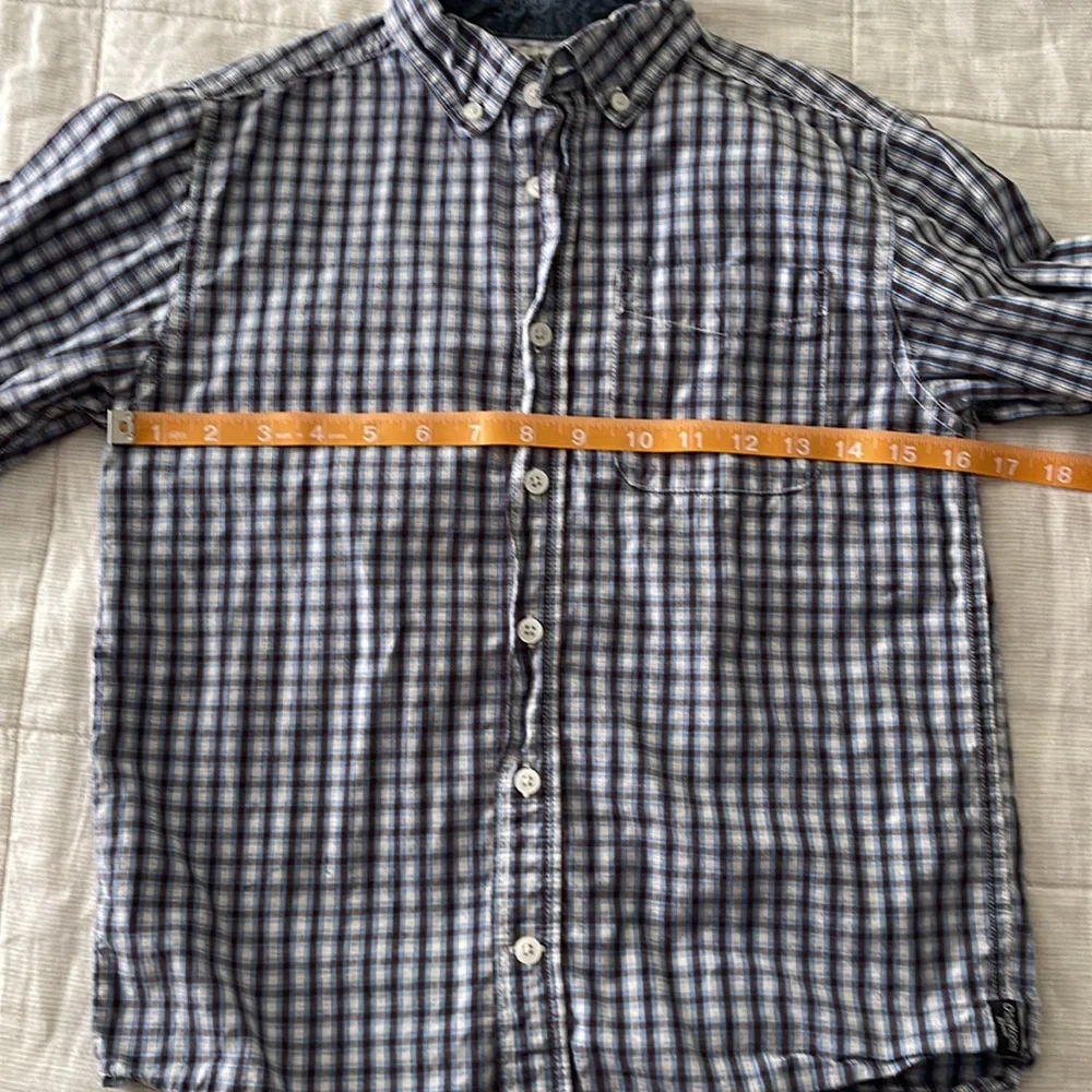 OshKosh B’Gosh Boys Button-Up Shirt 8-10 Plaid Preppy